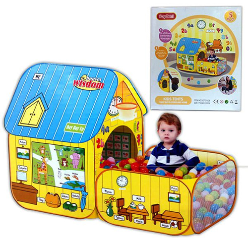 Wisdom Tent House For Kids with 50 Balls
