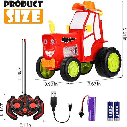 Crazy Jumping Tractor With Light & Sound