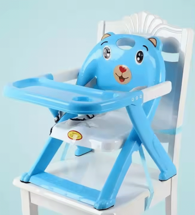 Adjustable Baby High Chair with Dining Table – High Leg Feeding Chair for Babies & Toddlers with Safety Belt | Comfortable & Foldable Design - Image 5